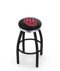 Oklahoma Chrome Ring Swivel Stool