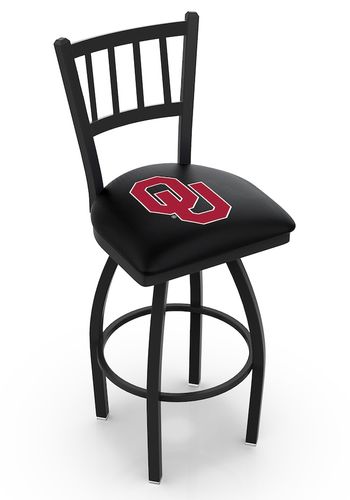 Oklahoma Jailhouse Back Swivel Stool