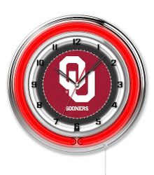 Oklahoma Neon Clock 19