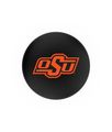 Oklahoma State Black Ring Swivel Stool