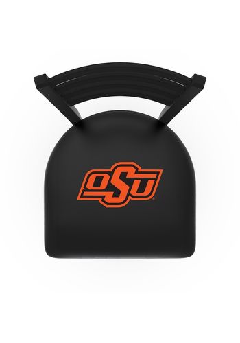 Oklahoma State Ladder Back Swivel Stool