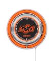 Oklahoma State Neon Clock 15