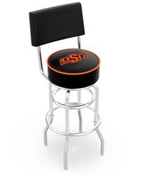 Oklahoma State Seatback Bar Stool