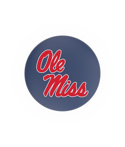 Ole Miss Black Ring Swivel Stool