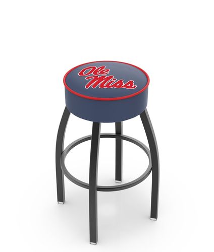 Ole Miss Cushion Swivel Stool