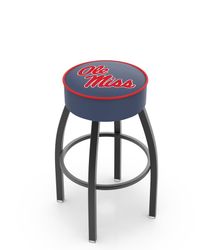Ole Miss Cushion Swivel Stool