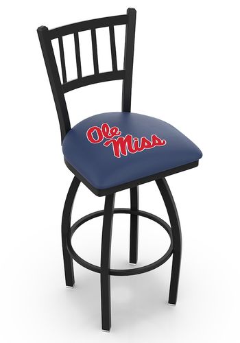 Ole Miss Jailhouse Back Swivel Stool