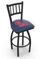 Ole Miss Jailhouse Back Swivel Stool