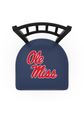 Ole Miss Jailhouse Back Swivel Stool