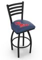 Ole Miss Ladder Back Swivel Stool