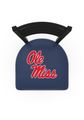 Ole Miss Ladder Back Swivel Stool