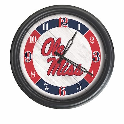 Ole Miss Outdoor LED Clock