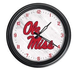 Ole Miss Outdoor LED Clock