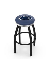 Penn State Chrome Ring Swivel Stool
