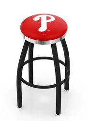 Philadelphia Phillies Chrome Ring Swivel Stool