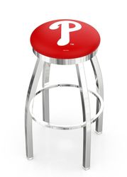 Philadelphia Phillies Ring Chrome Swivel Stool