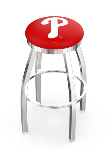 Philadelphia Phillies Ring Chrome Swivel Stool