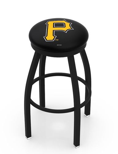 Pittsburgh Pirates Black Ring Swivel Stool