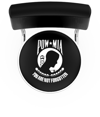 POW-MIA Seatback Bar Stool