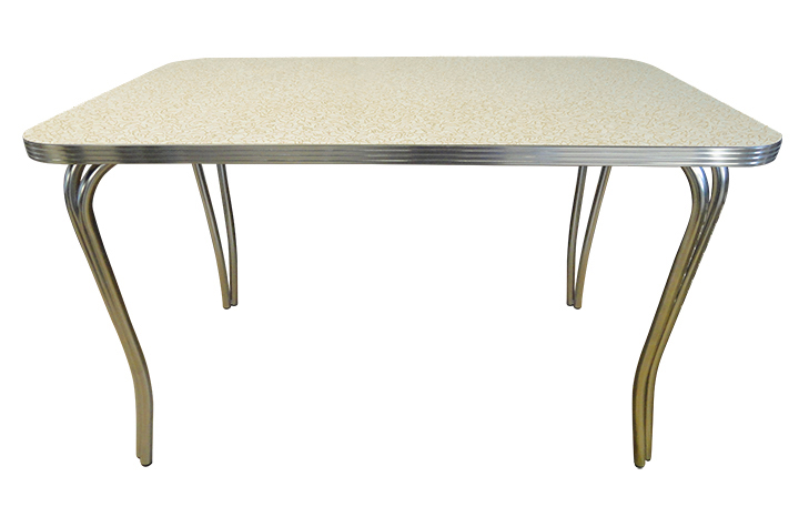Rectangular Diner Table Yellow