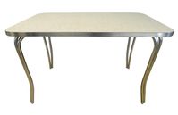 Rectangular Diner Table Yellow