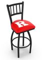 Rutgers Jailhouse Back Swivel Stool