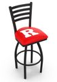 Rutgers Ladder Back Swivel Stool