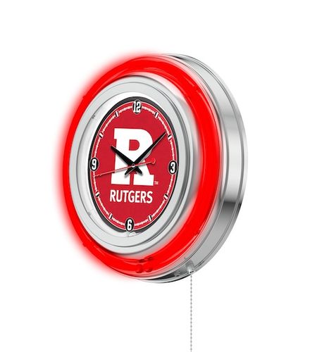 Rutgers Neon Clock 15