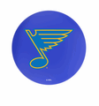 St. Louis Blues Chrome Ring Swivel Stool