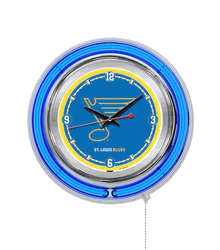St. Louis Blues Neon Clock 15
