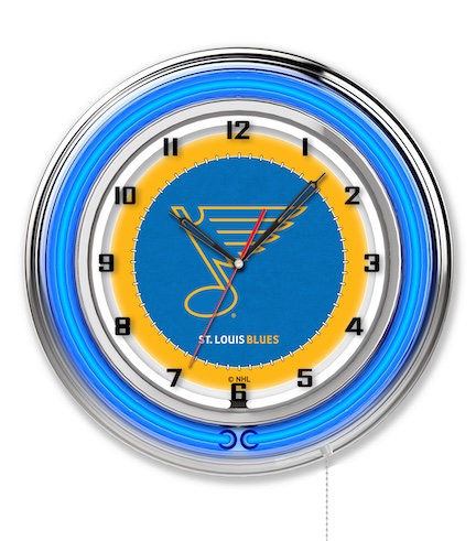St. Louis Blues Neon Clock 19