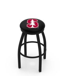 Stanford Black Ring Swivel Stool