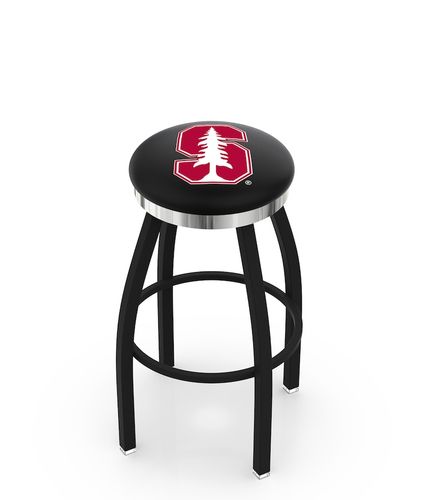 Stanford Chrome Ring Swivel Stool
