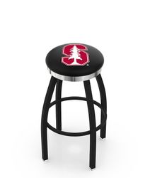 Stanford Chrome Ring Swivel Stool