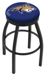 Montana State Black Ring Swivel Stool