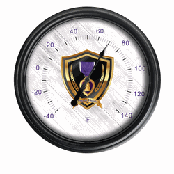 Purple Heart Outdoor Thermometer