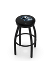 Utah Mammoth Black Ring Swivel Stool