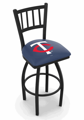 Minnesota Twins Jailhouse Back Swivel Stool