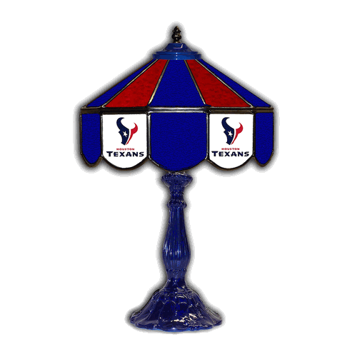 Houston Texans 21 Glass Table Lamp