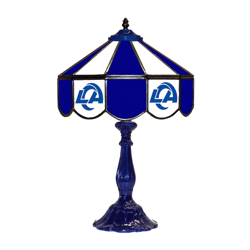 Los Angeles Rams 21 Glass Table Lamp