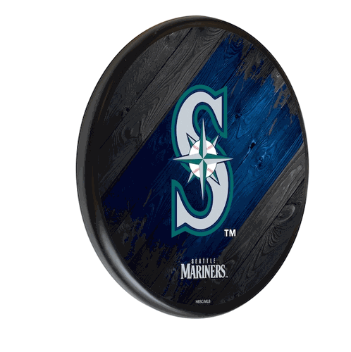 Seattle Mariners Solid Wood Sign