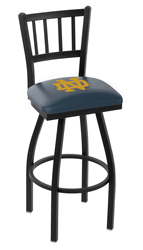 Notre Dame Jailhouse Back Swivel Stool