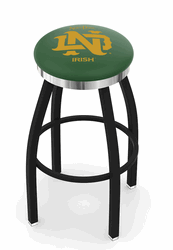 Notre Dame Vintage Chrome Ring Swivel Stool