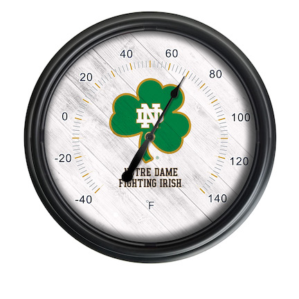 Notre Dame Shamrock Outdoor Thermometer
