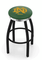 Notre Dame Vintage Chrome Ring Swivel Stool