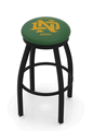 Notre Dame Vintage Black Ring Swivel Stool