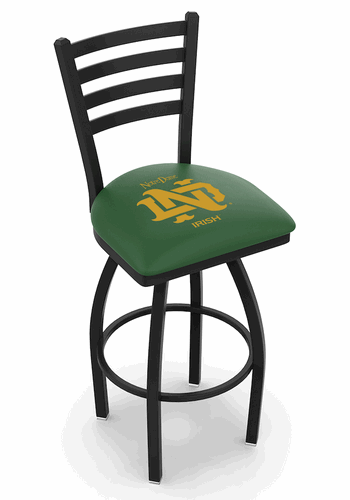 Notre Dame Vintage Ladder Back Swivel Stool