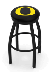 Oregon Black Ring Swivel Stool