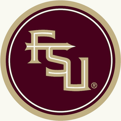 Florida State 64 Round Spirit Rug