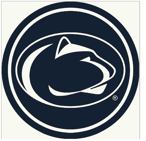Penn State 64 Round Spirit Rug